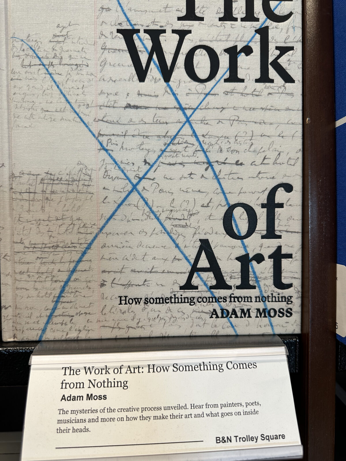 A book cover with a notebook-inspired design, the direct inspiration for the site's redesign.